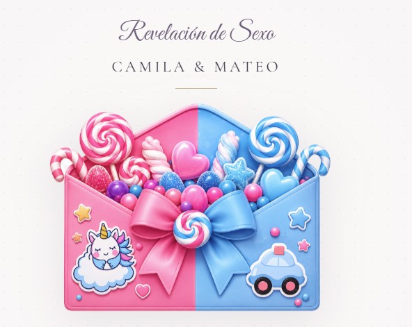 Revelación de Sexo - Modelo Candy